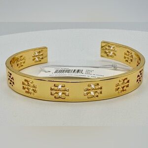 Tory Burch Miller T Cuff Bracelet - Size 7 - NWT